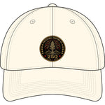 4th of July - 250-year Anniversary - Coastal Washed Cap — Vintage 'Ancestral Nature Co. 250' Embroidered Baseball Hat