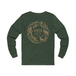 T-Shirt Long-sleeve - ANCO - Wilderness Mountain & Wildlife Graphic