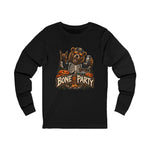Adult - Bone to Party Long Sleeve Tee — Halloween Bear Skeleton Design