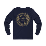 T-Shirt Long-sleeve - ANCO - Wilderness Mountain & Wildlife Graphic