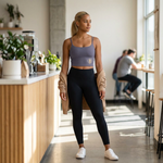 Luxe Crop Bra — Ancestral Nature Co. Tree Logo