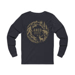 T-Shirt Long-sleeve - ANCO - Wilderness Mountain & Wildlife Graphic