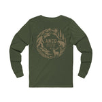 T-Shirt Long-sleeve - ANCO - Wilderness Mountain & Wildlife Graphic