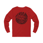 T-Shirt Long-sleeve - ANCO - (Black Image) WMWildlife Bobcat and Turkey