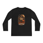 Youth Long Sleeve Tee — "Hide & Seek Champion" Halloween Candy Bear Shirt