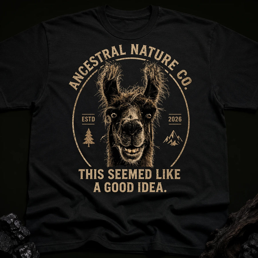 ANCO “Dad Mood Series” T-Shirt - Goofy LLama
