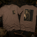 Bear Portrait  — "Strength" Short Sleeve - T-Shirt