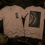 Lion Portrait  — "Courage" Short Sleeve - T-Shirt