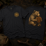 Bear and its Honeycomb - Short Sleeve T-shirt