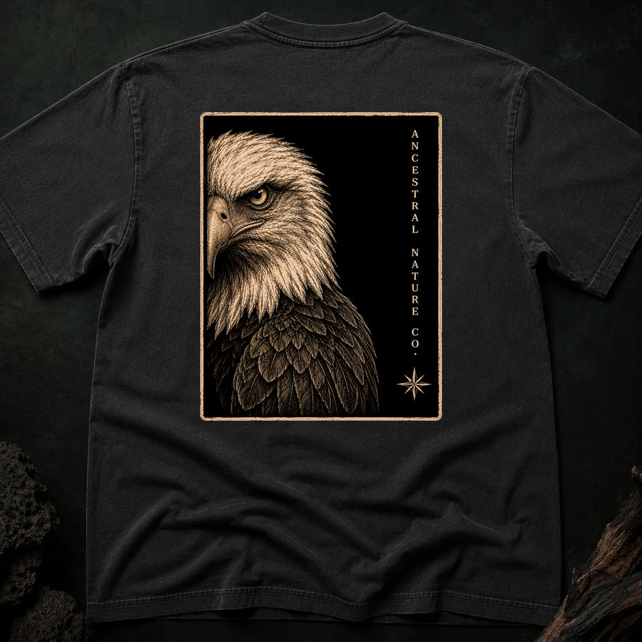 Eagle Portrait  — "Vision" Short Sleeve - T-Shirt back view