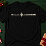 Ancestral Nature Company Holiday Sasquatch Sledding T-Shirt